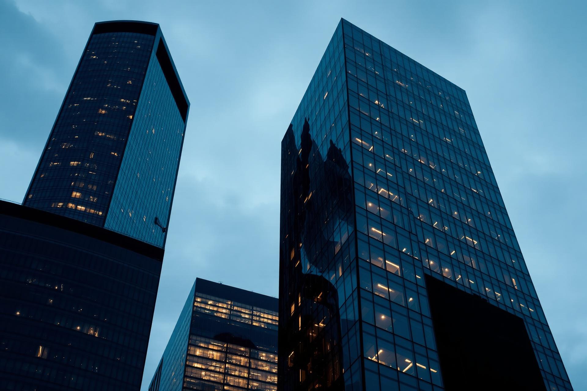 Edificios corporativos modernos